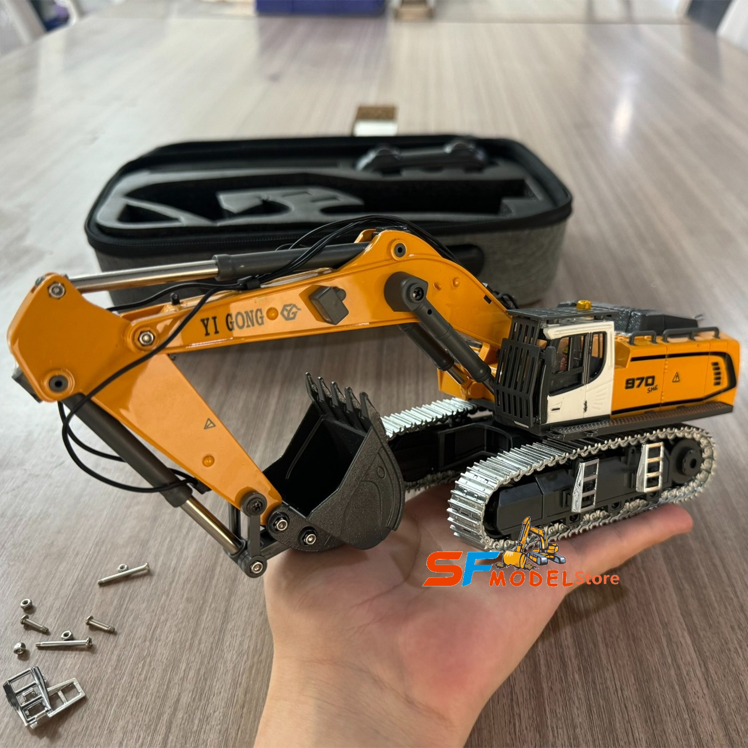 1/50 970 520 Mini RC Excavator - مراجعة Wired Pathway Light وسعره