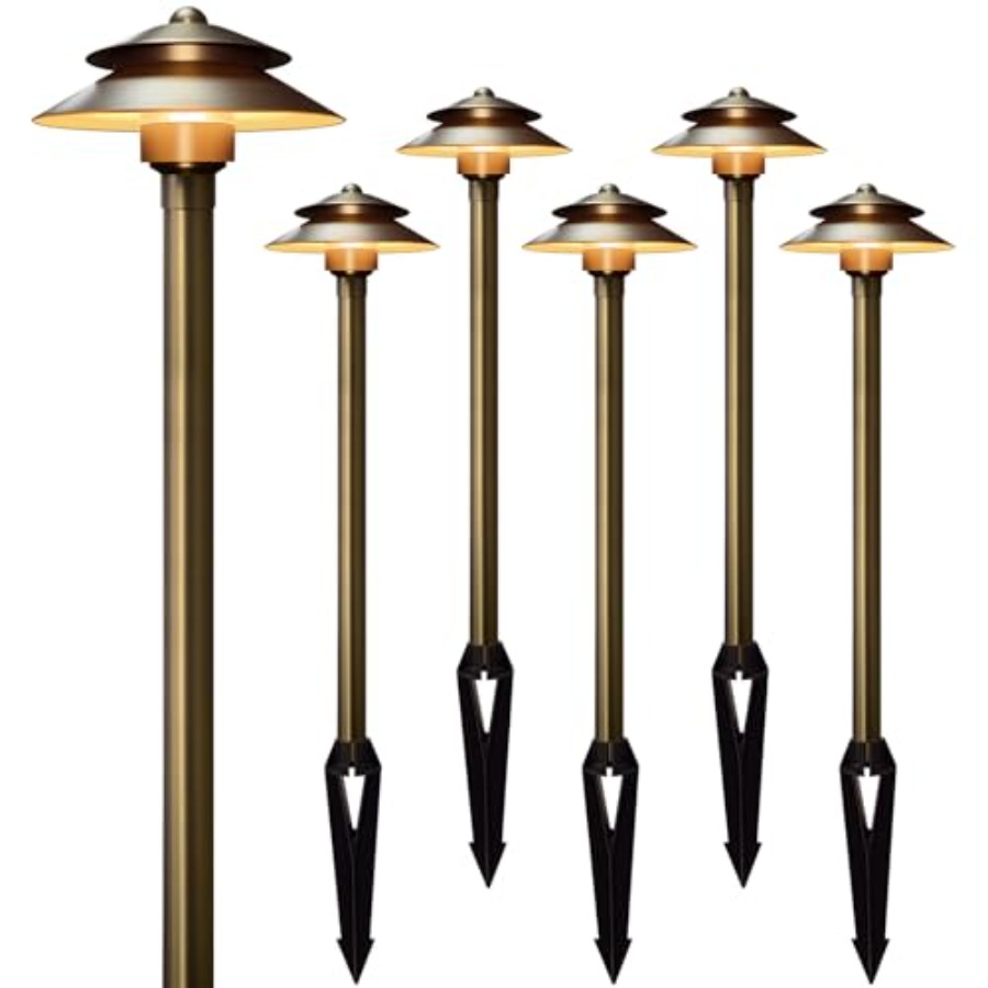 Solid Brass Low Voltage Landsc - مراجعة Wired Pathway Light وسعره