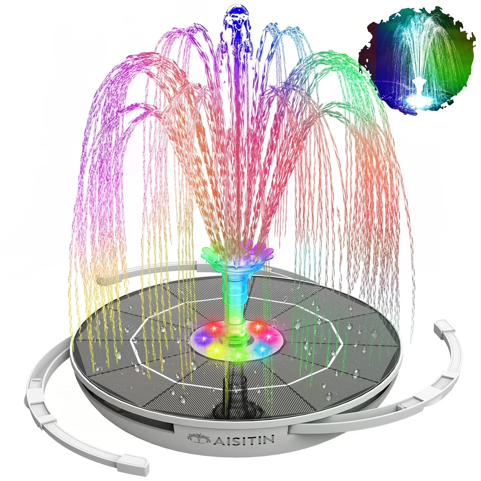 6.5W LED Solar Fountain Pump w - مراجعة Outdoor Lighting Company وسعره